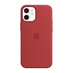 Картинка Чехол Apple MagSafe Silicone Case для iPhone 12 mini (красный)