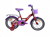 Картинка Детский велосипед AIST Lilo 16 (бордовый/фиолетовый, 2020)