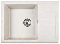 Картинка Кухонная мойка ZorG Apollo 65 (белый камень)