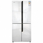 Картинка Холодильник Ginzzu NFK-500 (белое стекло)