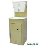 Картинка Умывальник Петромаш Дачный с бачком УМ-17 (бежевый, мойка пластик)