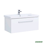 Картинка Мебель для ванных комнат Dreja Тумба под умывальник Big Inn 100 77.0205W (белый)