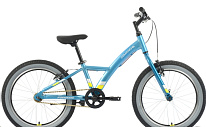 Картинка Велосипед FORWARD COMANCHE 20 1.0 2022 (голубой, желтый)