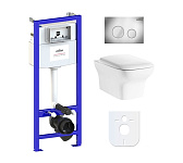 Картинка Унитаз Lavinia Boho Relfix Bristol Rimless 6 в 1 77040114