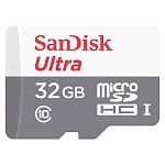 Картинка Карта памяти SanDisk Ultra microSDHC Class10 32GB (SDSQUNS-032G-GN3MN)