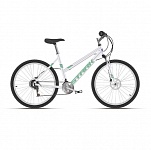 Картинка Велосипед STARK Luna 26.1 V 2021 (14.5, белый/салатовый)