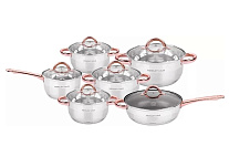 Картинка Набор кастрюль Mercury MC-7039