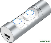 Картинка Наушники Jet.A WBS-60 (белый/серебристый)