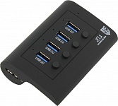 Картинка USB концентратор Jet.A JA-UH34 Black