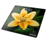 Картинка Напольные весы Marta MT-1676 (лилия)