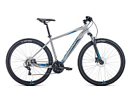 Картинка Велосипед FORWARD Apache 29 3.2 disc (рама 19, серый, 2021)