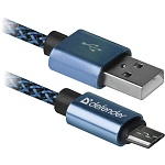 Картинка Кабель Defender USB08-03T Pro 87805 (синий)