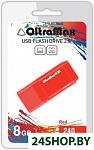 Картинка Флеш-память USB OltraMax 240 8GB (красный) (OM-8GB-240-Red)