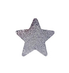 Картинка Украшение Greenterra Звезда (парча, серый)