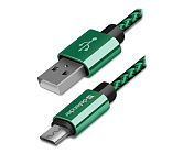 Картинка Кабель Defender USB08-03T Pro (зеленый)