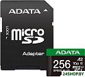 Карта памяти ADATA SPEED PLUS microSDXC 256GB UD256GUI3V30A2SP-RA1 (с адаптером)