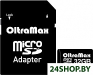 Картинка Карта памяти Oltramax MicroSDHC 32GB Class10 (с адаптером)
