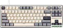 R87 Pro RGB Half Grey (RK Cream)