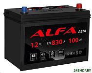 Картинка Автомобильный аккумулятор ALFA Asia JR 800A (100 А·ч)