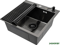 ECO AR мойка 500*500, роллер-мат, дозатор Black