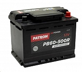 Картинка Автомобильный аккумулятор Patron Power PB60-500R (60 А·ч)