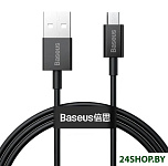 Картинка Кабель Baseus CAMYS-A01 USB Type-A - microUSB (2 м, черный)
