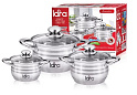 Набор кастрюль LARA Sonata LR02-100