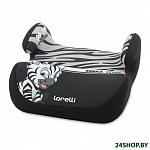 Картинка Детское сиденье Lorelli (Bertoni) Topo Comfort 2020 (серый/черный, зебра)