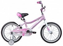 Картинка Детский велосипед NOVATRACK Novara 16 (розовый/белый, 2019) (165ANOVARA.PN9)