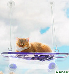 Картинка Гамак Furrytail Furrytail Pet Window Perch DCZ (фиолетовый)