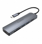 Картинка Док-станция USB-C Orico MC-U601P-GY