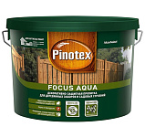 Картинка Пропитка Pinotex Focus Aqua 9 л (рябина)