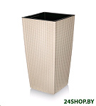 Картинка Кашпо ЭЛЬФПЛАСТ Camellia EP594-3 (слоновая кость)