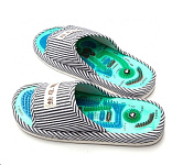 Картинка Тапочки массажные шиацу BRADEX KZ 0328 (синий/белый)