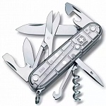 Картинка Нож перочинный Victorinox Climber 1.3703.T7 (полупрозрачный серебристый)