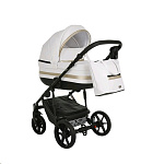 Картинка Детская универсальная коляска Pituso Luna 2 в 1 White/Gold (10207)