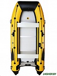 Картинка Лодка Polar Bird Eagle PB-450Е ПБ22 стеклокомпозит (черный/желтый)