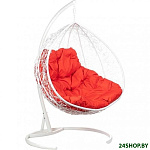 Картинка Подвесное кресло BiGarden Gemini (белый/красный)