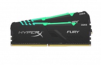 Картинка Оперативная память HyperX Fury RGB 2x8GB DDR4 PC4-27700 HX434C16FB3AK2/16