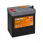 Картинка Автомобильный аккумулятор DETA Power DB357 (35 А·ч)