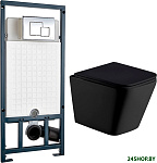 Gelbach 004 MT-BL + Marberg 507 SE (черный матовый/хром)