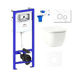 Картинка Унитаз Lavinia Boho Relfix One Rimless 7 в 1 75110136 (statuary иск. камень)