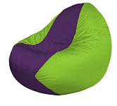 Картинка Бескаркасное кресло Flagman Classic К2.1-185 (фиолетовый/салатовый)
