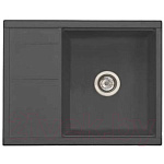 Картинка Кухонная мойка АКВАТОН Делия 65 (графит)