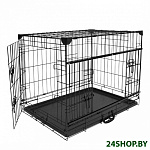 Картинка Клетка для животных Duvo Plus Pet Kennel Small 780/480/DV (черный)