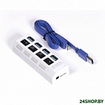 Картинка USB-концентратор SmartBuy SBHA-7304-W