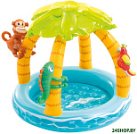 Картинка Надувной бассейн Intex Тропики 58417NP (102x86)
