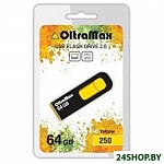 Картинка USB Flash Oltramax 250 64GB (желтый) [OM-64GB-250-Yellow]