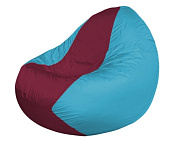 Картинка Бескаркасное кресло Flagman Classic К2.1-51 (бордовый/голубой)