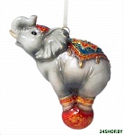 Картинка Елочная игрушка Грай Цирковой слон ЕГ-50
